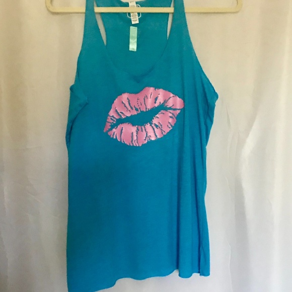 Racerback Relaxed Fit HTV Embellishment NWOT Large - Picture 8 of 8